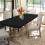 Black Square Fitted Tablecloth 34x34" (2 Pack) 5