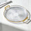 Bandeja de servir em plástico transparente com alças, 29,5 cm (11,6"). 2