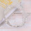 Corona vintage con strass per donna – Lega, rotonda, 6,5x 4