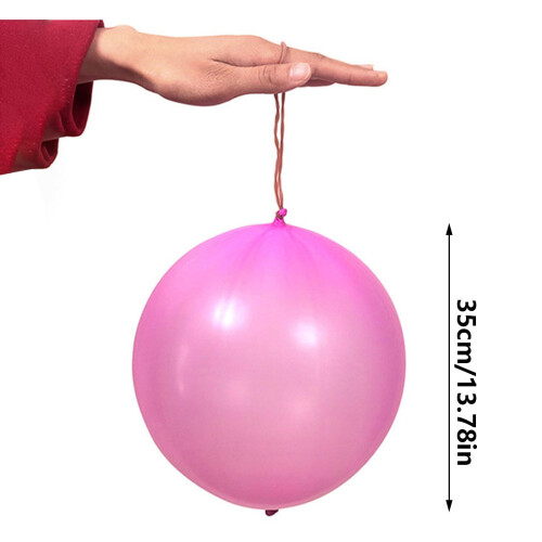 50 τεμάχια μπαλόνια Neon Punch με λαστιχένια λαβή 2