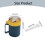 Insulation Cup with Handle Green 1 pc 3