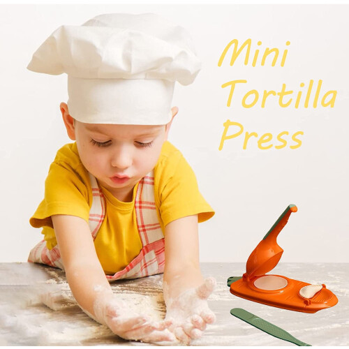 Mini Tortilla Press – Food-Grade, Includes Spoon 2