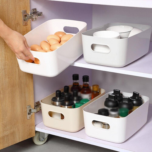 PP Storage Bin with Handle – Japanese Style, 3 Sizes 1