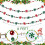 Candy Bead Garland Red & White 8 ft 5