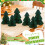 Honeycomb Paper Christmas Trees 6-Piece Set 4