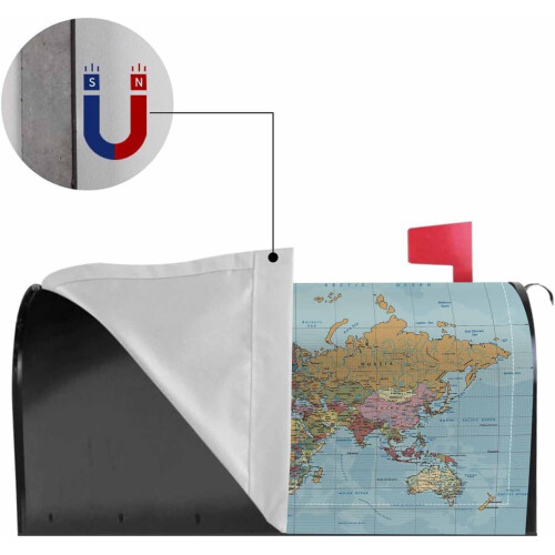 Magnetisk postkassedæksel 2118 tommer polyester oxfordstof 2