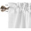 Blaue Gardinenblende mit Blumenmuster, 137 cm breit x 46 cm lang, Polyester 5