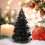 Resin Tabletop Christmas Tree Ornament with Crystal Chips 2
