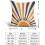 Conjunto de 2 capas de almofada Boho Sun Sunrise, 40x40cm (16x16 polegadas) 4