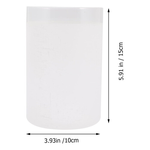 Clear Cylinder Glass Lampshade for E27 Pendant Light 1