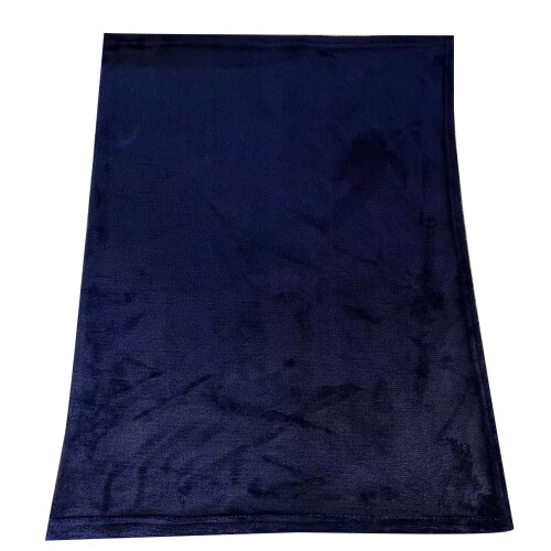 Fleece Plush Throw Blanket Navy 2840in 1