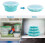 4-Piece Collapsible Food Storage Containers 3
