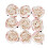 Silk Peony Flower Heads 3" Blush 10-Pack 3