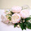Silk Peony Flower Heads 3" Blush 10-Pack 4