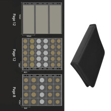 Elegant Black Money Storage Book Provides 440 Visible-32