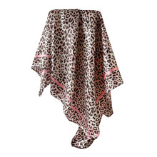 Elegant Leopard Pattern Head Scarf Square Bandana Scarf-Pink