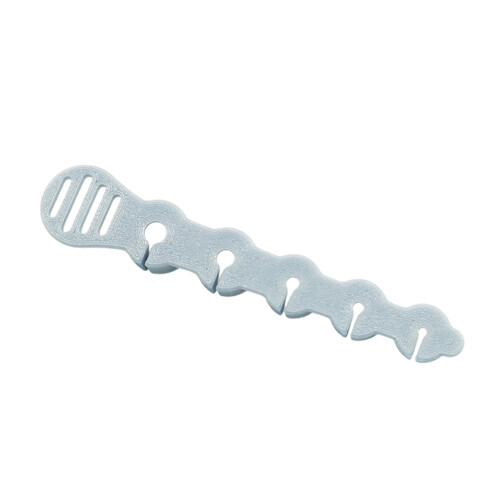 Fly Tying Tool 5 Hole Hair Stacker Professional Fly-silver gray