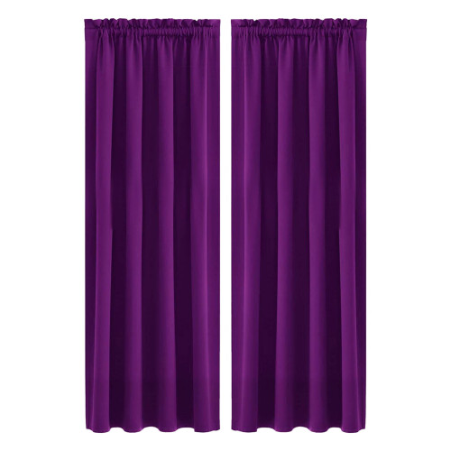 Purple Blackout Curtains 84 x 42 Inch