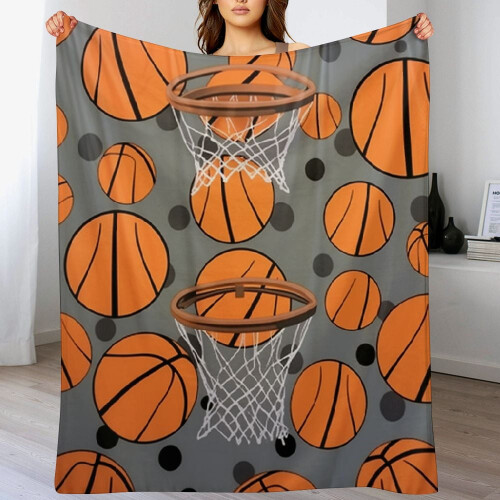 Koripalloflanellipeitto harmaa 150x200cm 2