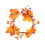 Artificial Fall Candle Ring Wreath 12cm 1