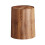 Wood Grain Plastic Trash Can with Lid – Round, Retro Style 1
