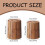 Retro Wood-Look Trash Can Rustic Brown 3