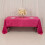 Fuchsia Lamour Satin Rectangular Tablecloth 60 x 126 in 1