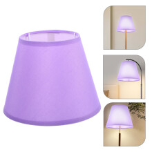 Purple Fabric and Iron Table Lamp Shade 17x17x13cm