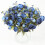 Silk Mini Ranunculus Bouquets Navy Blue 4 Pack 1