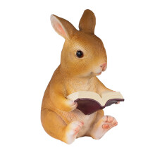 Resin Rabbit Figurine Decoration 11.5 x 8.5 x 16.5 cm