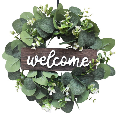Artificial Eucalyptus Garland, 30cm, Cloth + PE
