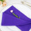 Purple Polyester Dinner Napkins 20x20 in (5 Pack) 1