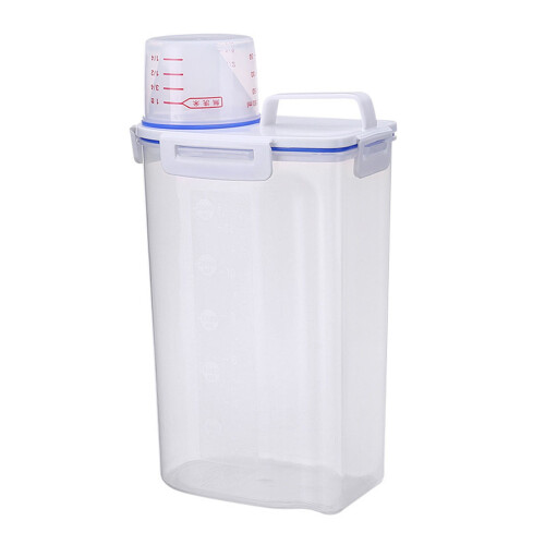 Airtight Rice Storage Container with Measuring Cup 1.5L or