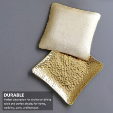 Porta-copos de metal dourado – Resistentes ao calor, 7,6 cm