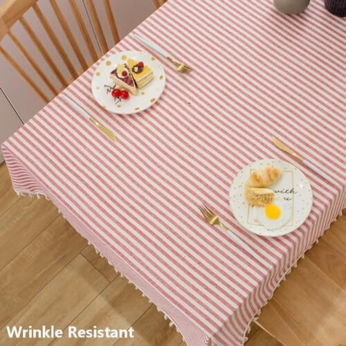 60" Round Cloth Tablecloth, Heavy-Duty & Eco-Dyed 2