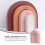 Pink Ceramic Table Vase 20 x 15 x 5 cm 3
