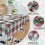 Plaid Pom-Pom Tablecloth Rectangular Linen Look 4