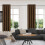Thermal Blackout Curtains Brown 84x38 Inch 2