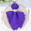 Purple Polyester Dinner Napkins 20x20 in (5 Pack) 4