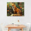 Abstract Fox Canvas Wall Art 16 x 12 in 2