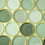 Pratos de papel ondulado verde-sálvia de 48x9 polegadas 3