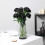 10pcs Realistic Silk Black Roses with Flexible Stems 4