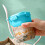 Overnight Oatmeal Cup Portable Cold Breakfast Cup with Spoon 2