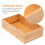 Khaki Wooden Storage Box 24x14x6cm 5