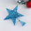 Christmas tree star topper iron blue 20 cm 3