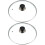 2 Pcs Visible Lid Universal Pan Replacement Glass Lids For Cookware 4