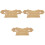 3Pcs Pipa Bridge Tailpiece Bamboo Accessory Handmade Light Brown 1