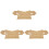 3Pcs Durable Bamboo Pipa Bridge Tailpiece Handmade Replacement Part 3