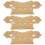 3Pcs Durable Bamboo Pipa Bridge Tailpiece Handmade Replacement Part 9