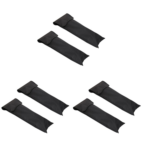 6Pcs Electrical Maintenance Tool Bag Black Oxford Cloth Large Capacity